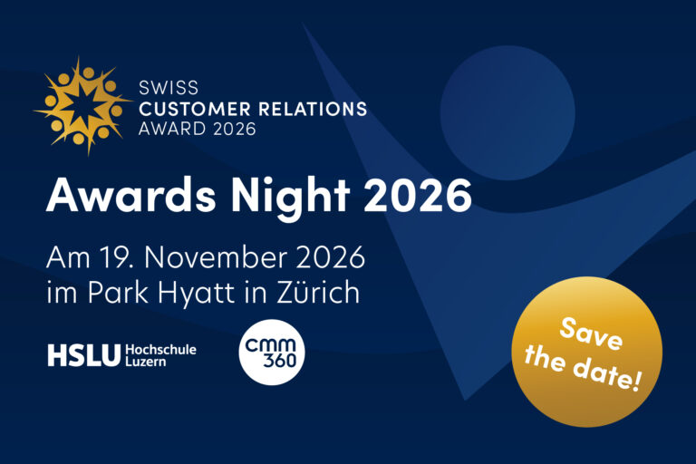 Swiss Customer Relations Award 2026 CMM